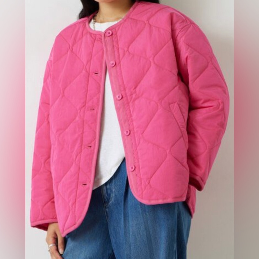 Hush Pink Quilted Jacket
